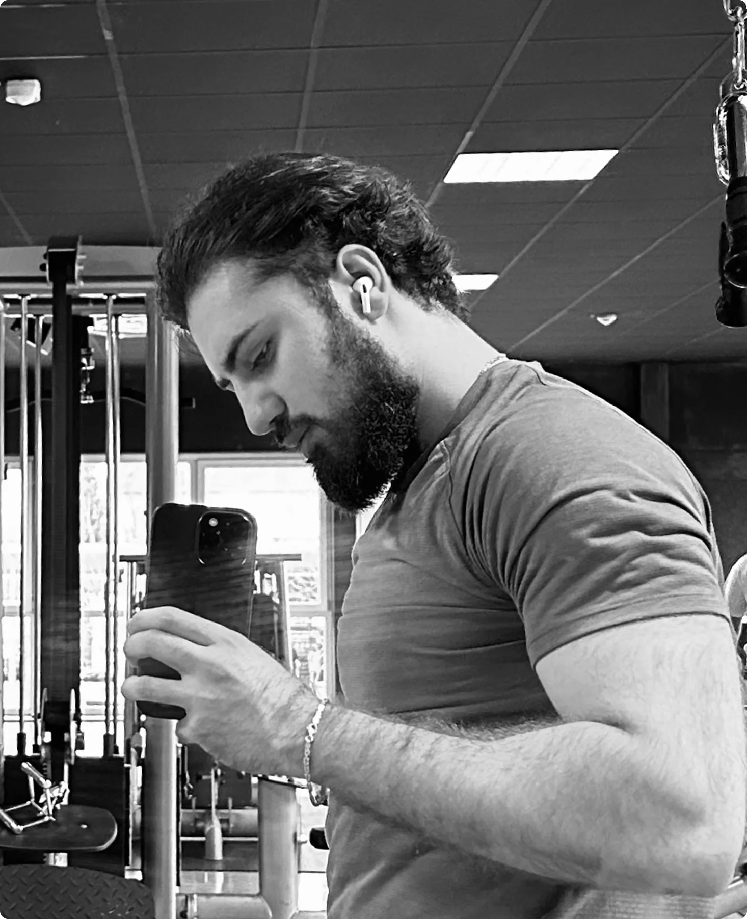 Arian Atmar pumped and cool
