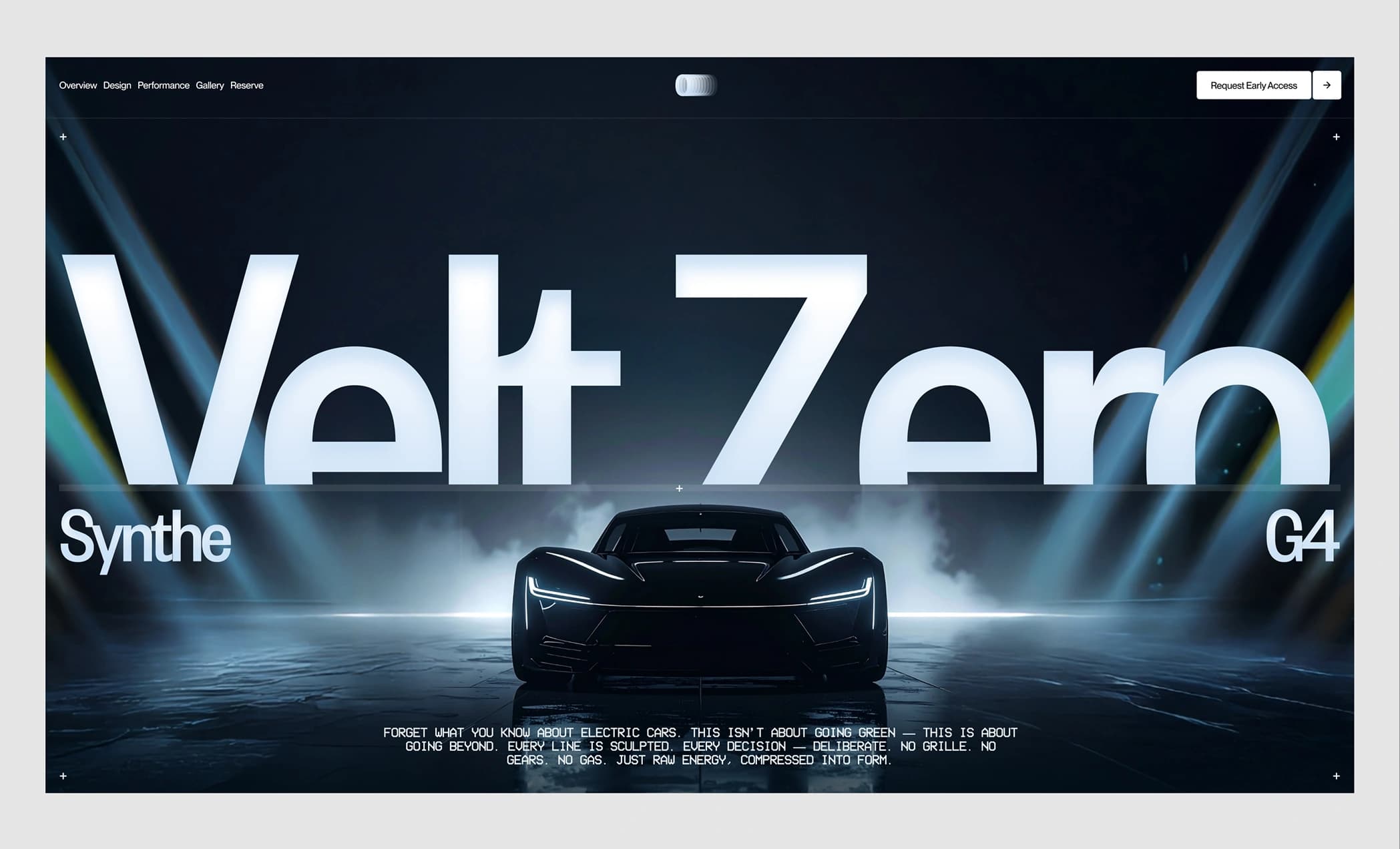Velt Zero. Next-gen electric supercar promo. preview