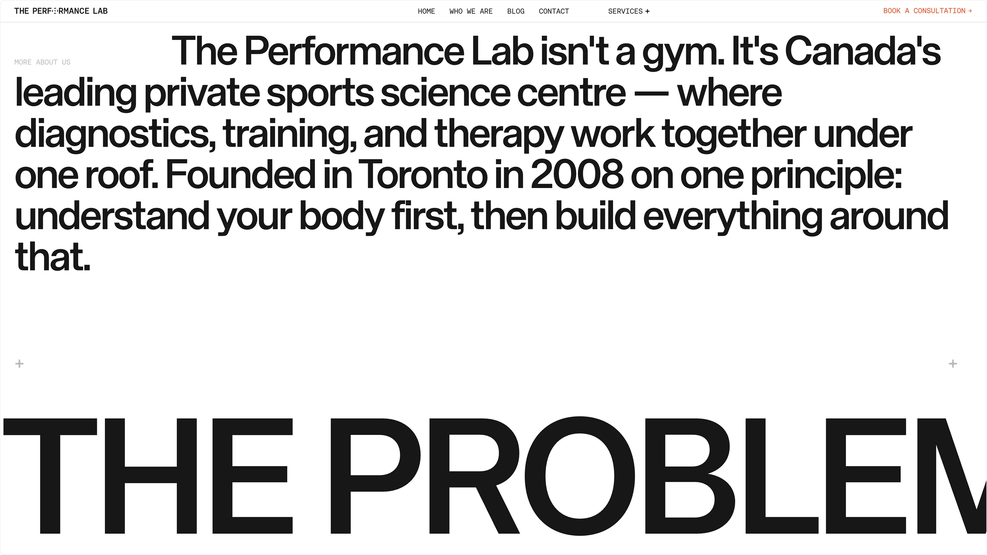 The Performance Lab who we are