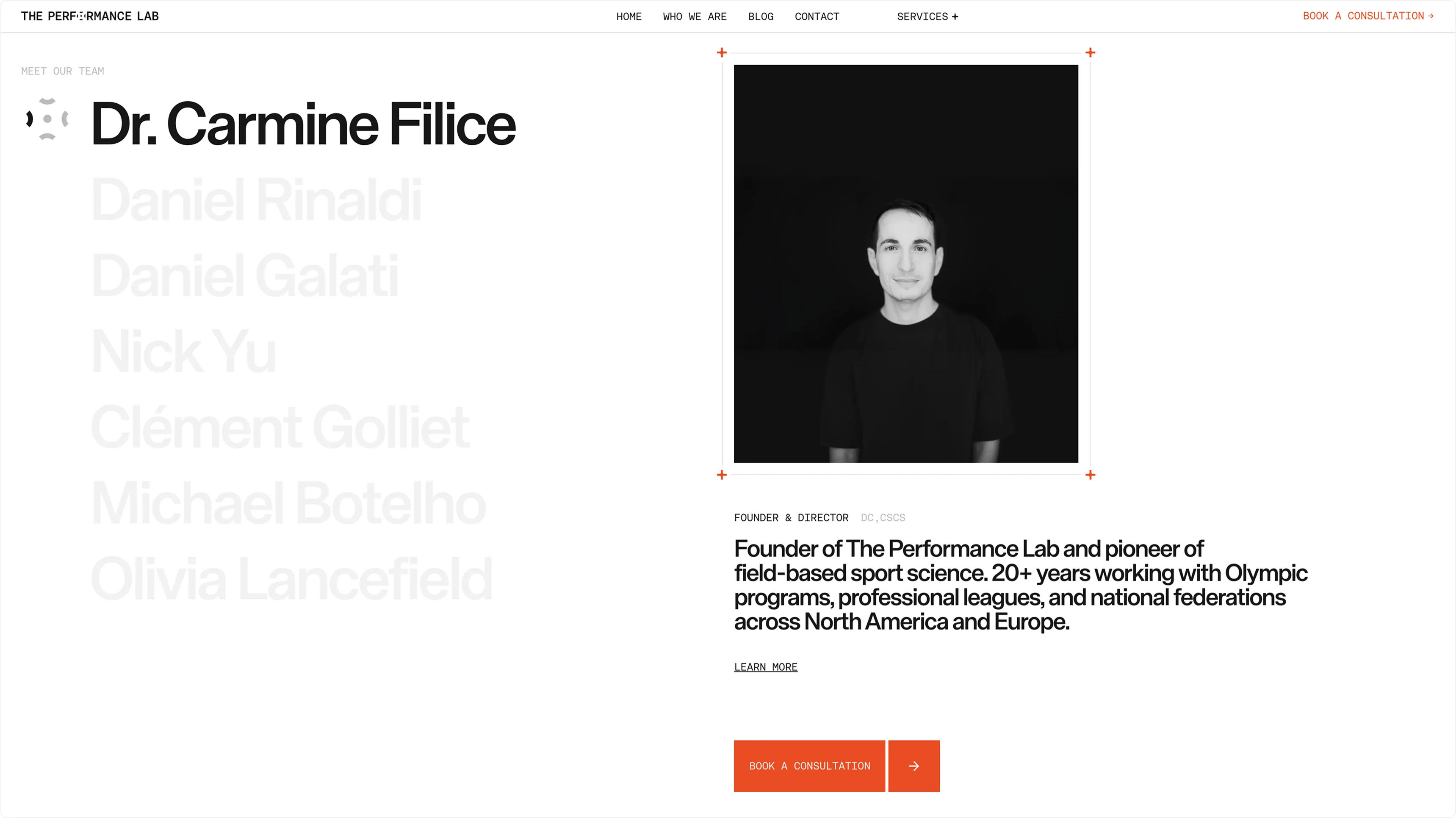 The Performance Lab who we are
